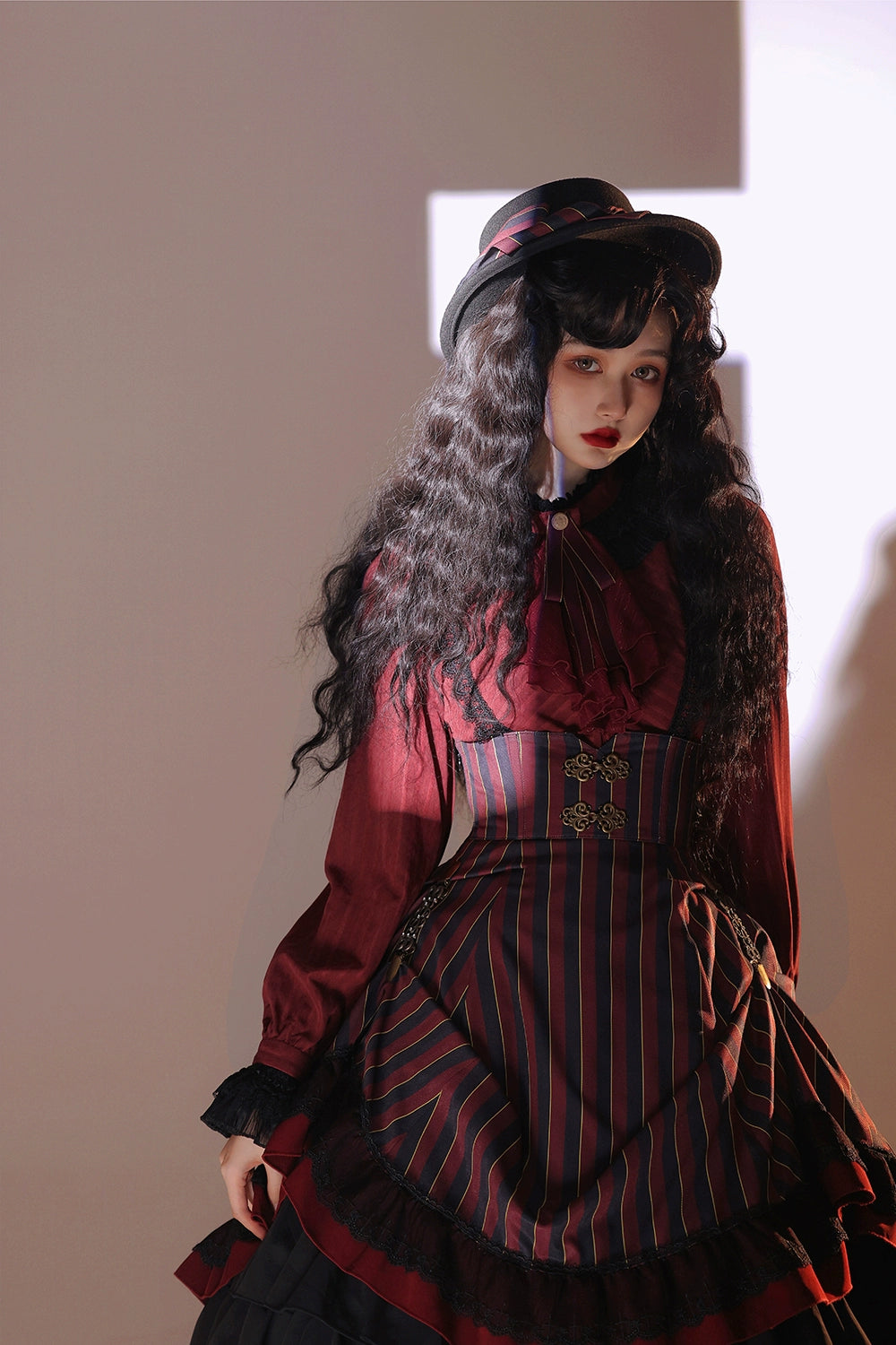 (Buyforme)Miss Point~Custom-Made Lolita Elegant Stand Collar Lolita Shirt 21546:312794