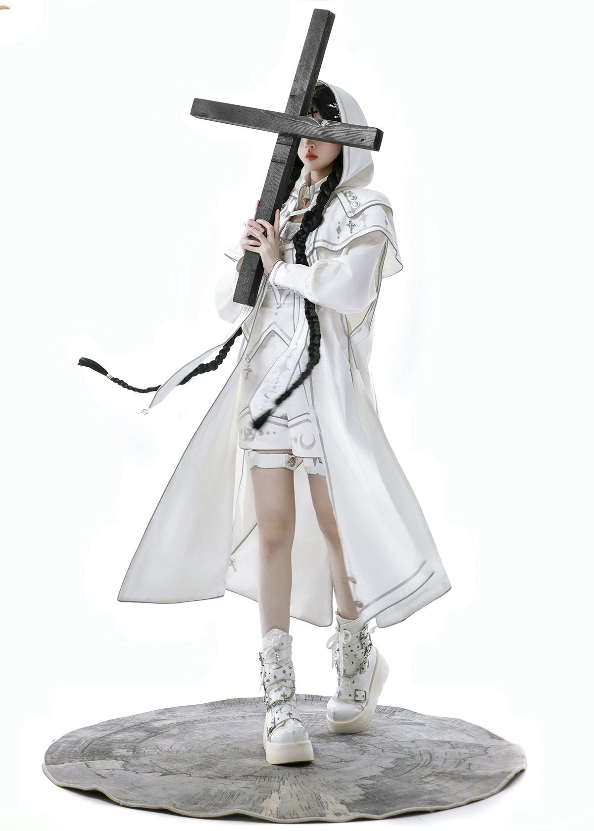 Cornfield Lolita - Bionic Dimension - Ouji Lolita Shorts Suit Punk Lolita Cape Set