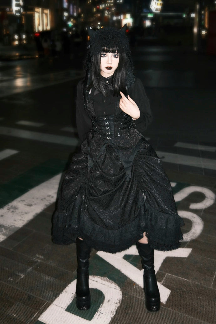 MILU ORIG - Herbarium - Gothic Lolita Skirt Set Vest Blouse Multicolors