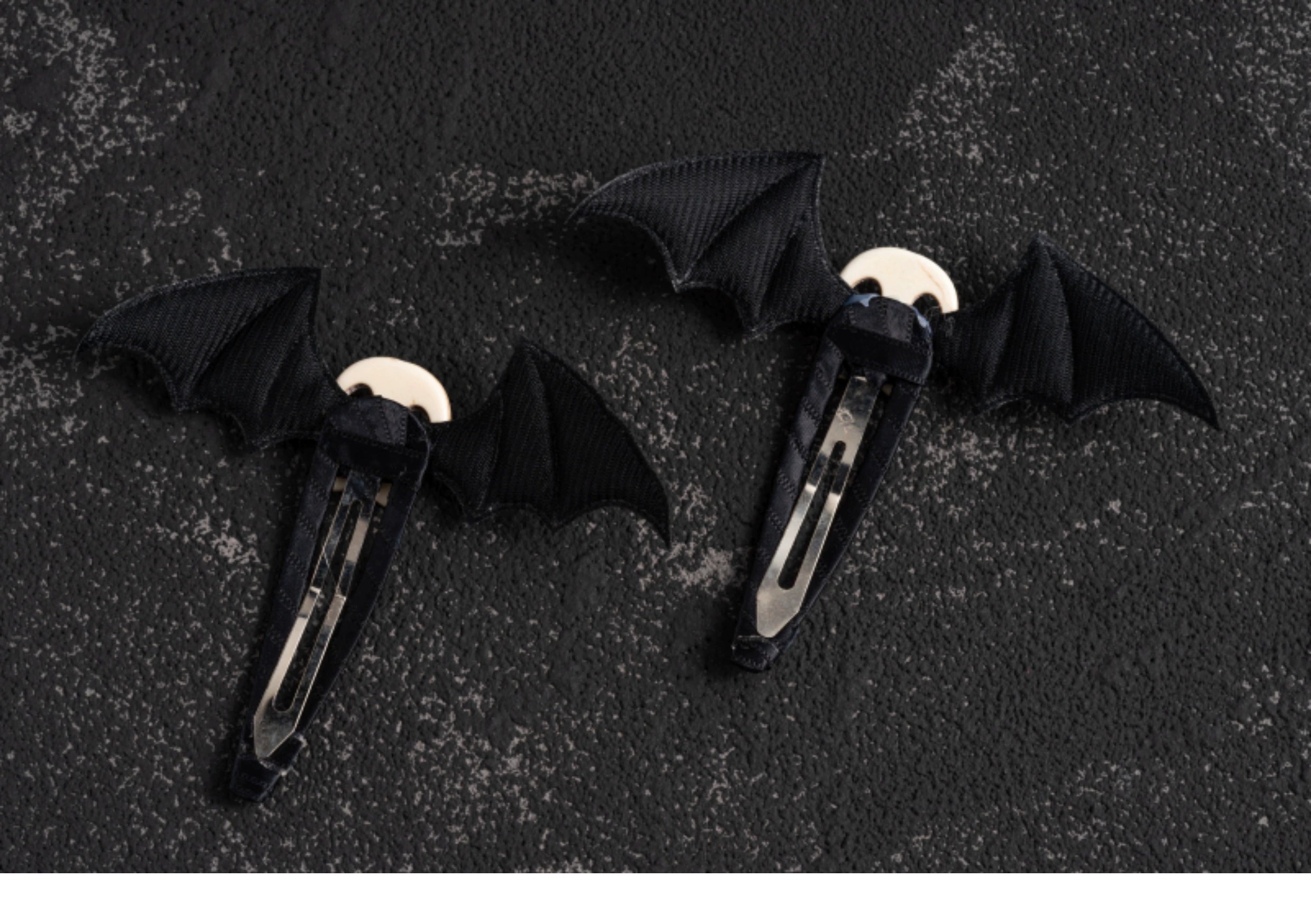 Strange Sugar~Gothic Hair Accessories Set Skulls Sharks Lolita Clips Headbands 36666:533348
