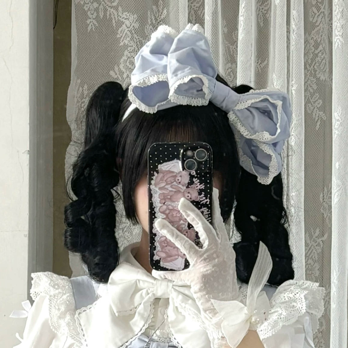 Pure Diary - Sweet Lolita Cotton JSK Dress, Tiered Back Skirt 44760:821115