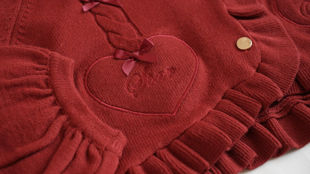 (BFM)Dark Star Island~Sugar Frost~Sweet Lolita Cardigan Knit Embroidered Sweater