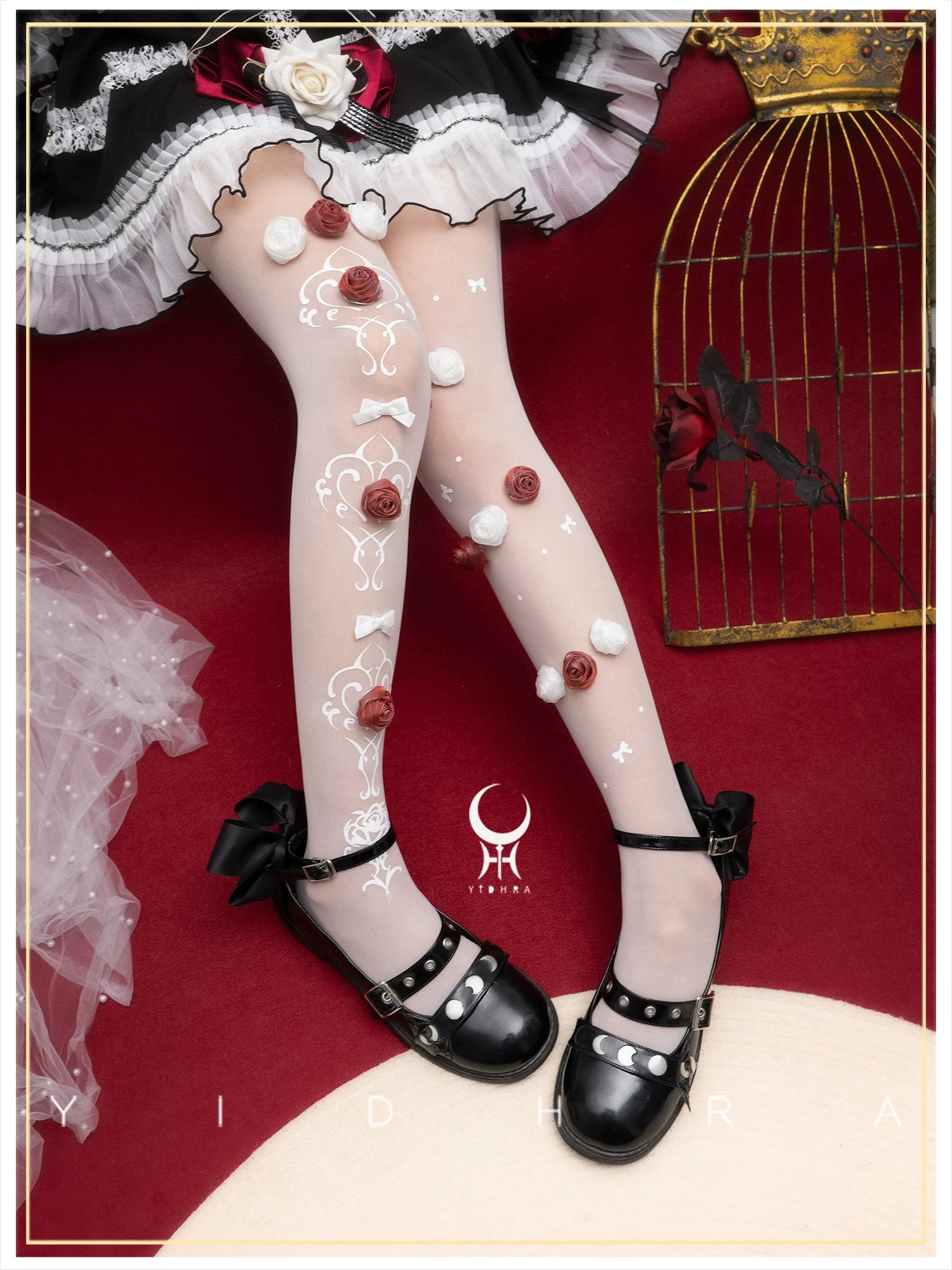 Arrogant Witch - Gorgeous Summer Wedding Pantyhose, Roses and Bows