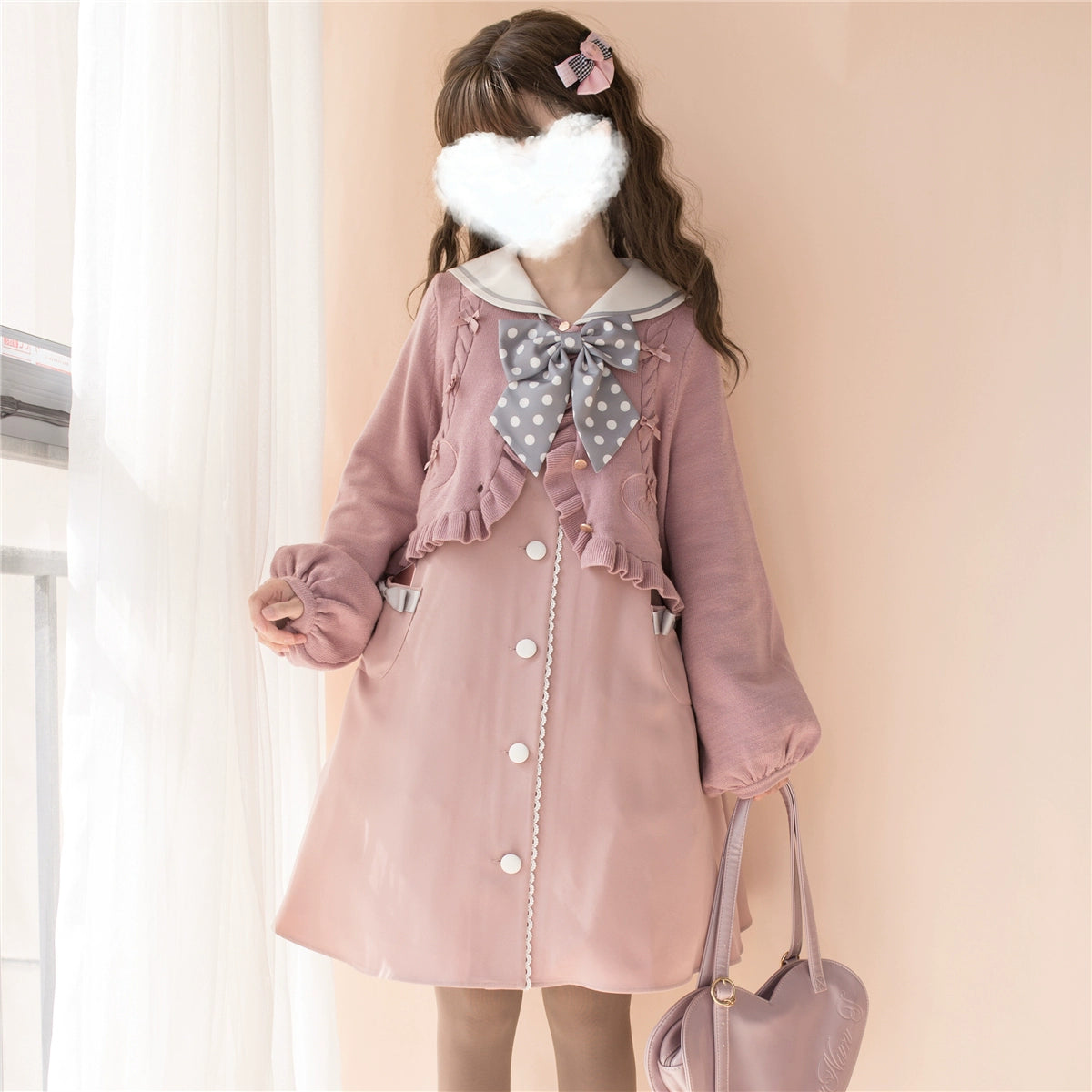 Sugar Frost - Sweet Lolita Cardigan Knit Embroidered Sweater