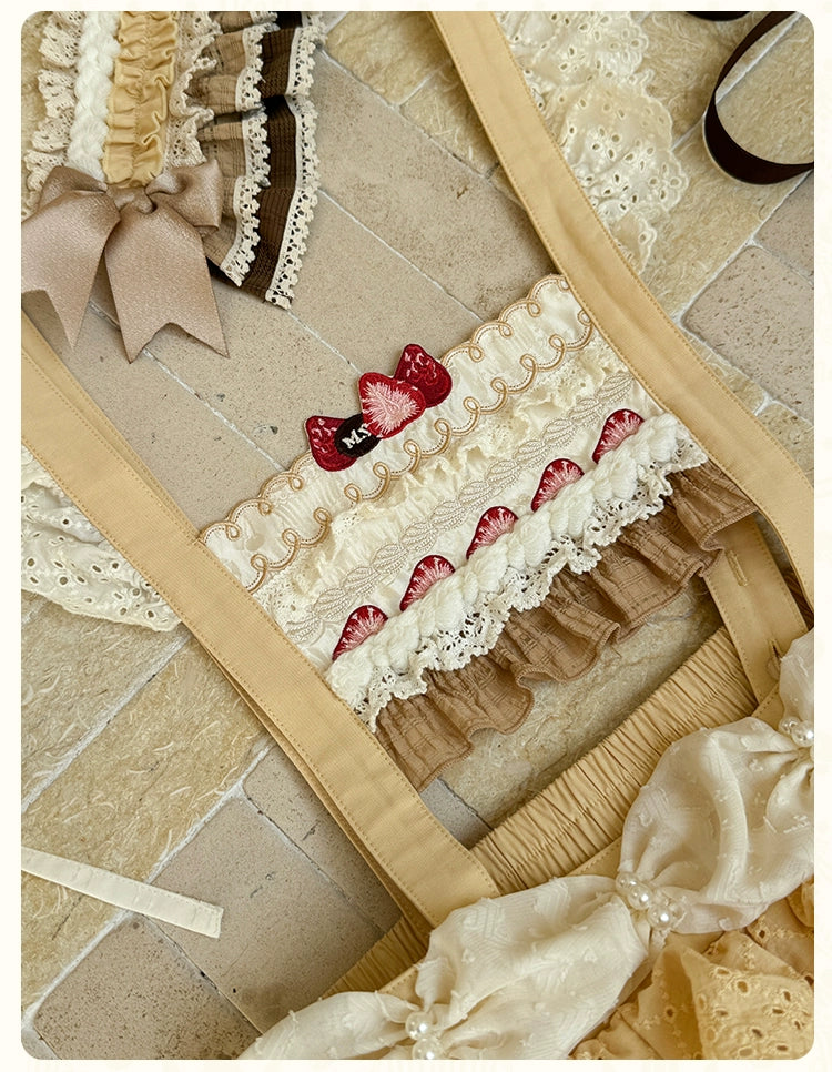 Mademoiselle Pearl - Cup Cake - Sweet Lolita OP Dress Kawaii Lolita JSK SK 40370:657998