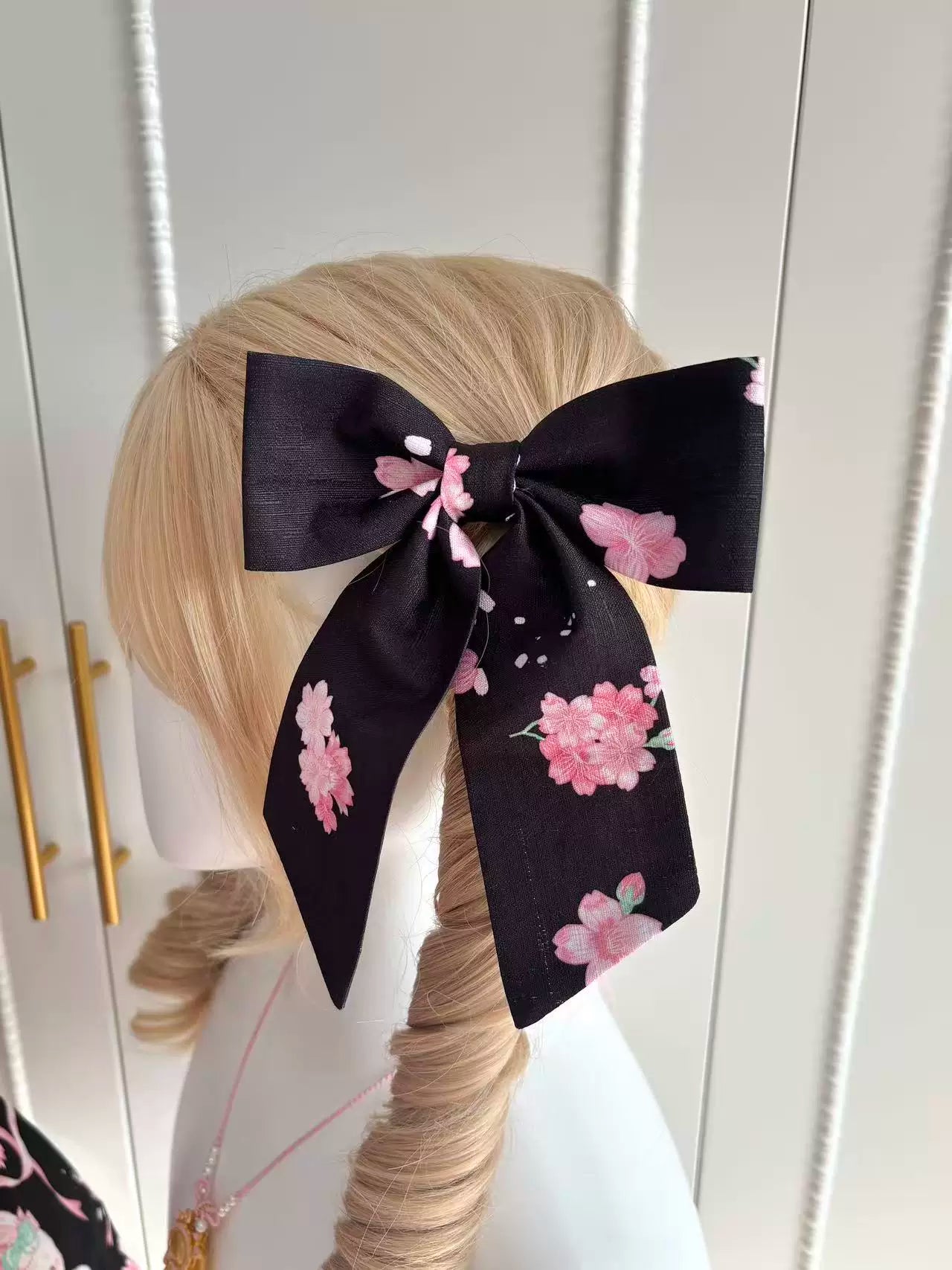 Sakura Bunny - Kawaii Lolita Sakura Print KC & Hair Clip 44393:807016