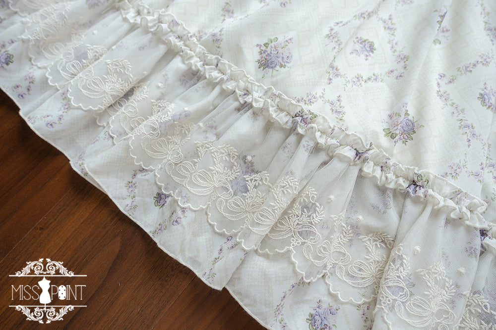 Miss Point~Customized Wood Rose 2.0 Elegant Vintage Jumper Dress 21392:302644