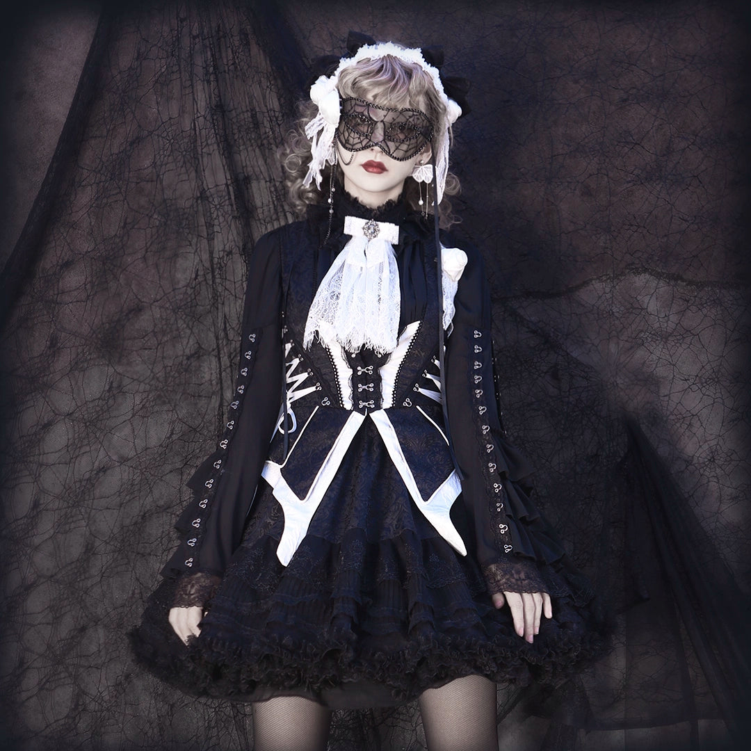 MILU ORIG - Herbarium - Gothic Lolita Skirt Set Vest Blouse Multicolors
