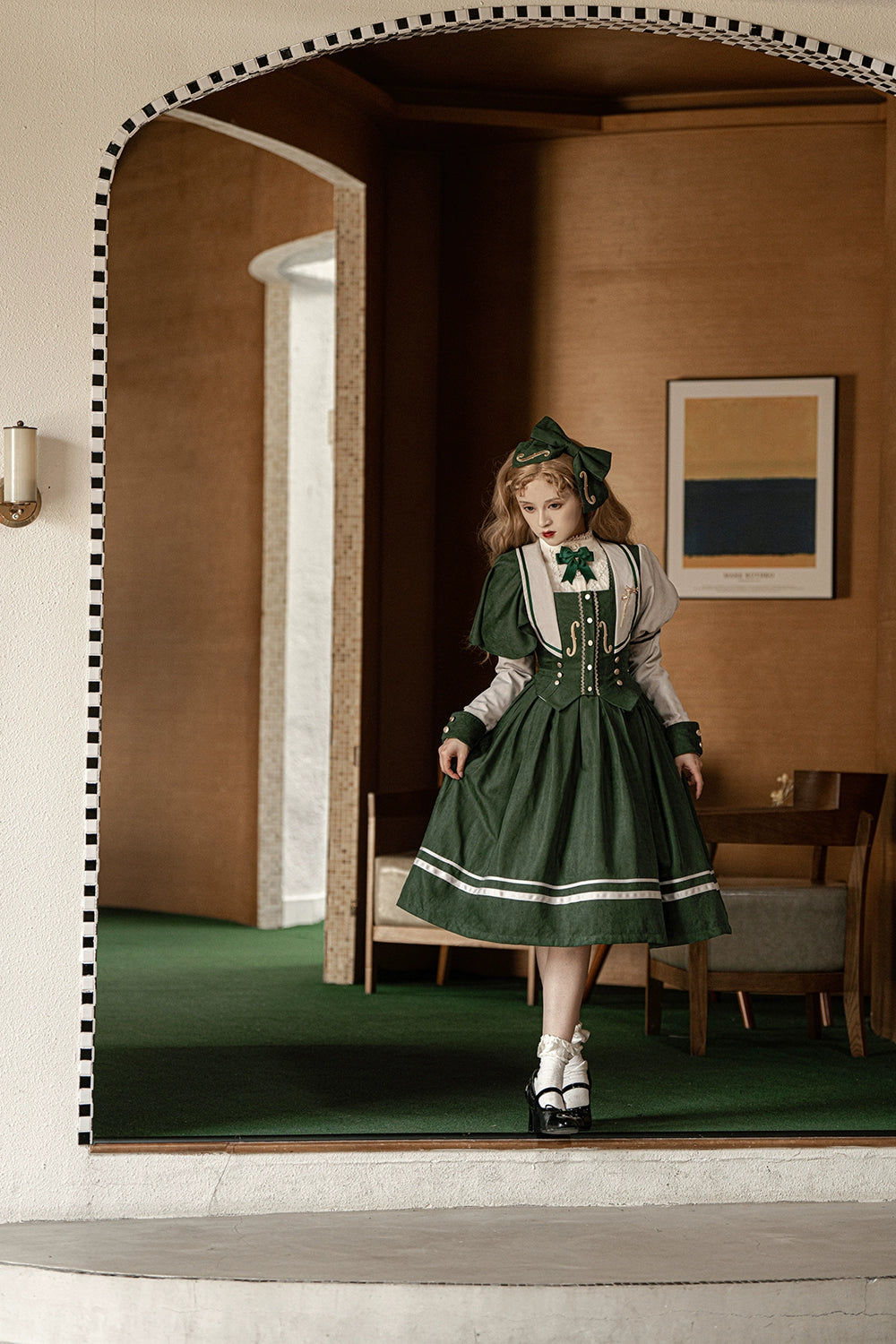 Miss Point - Elegant Lolita Coat - Golden Movement Customized Short Coat