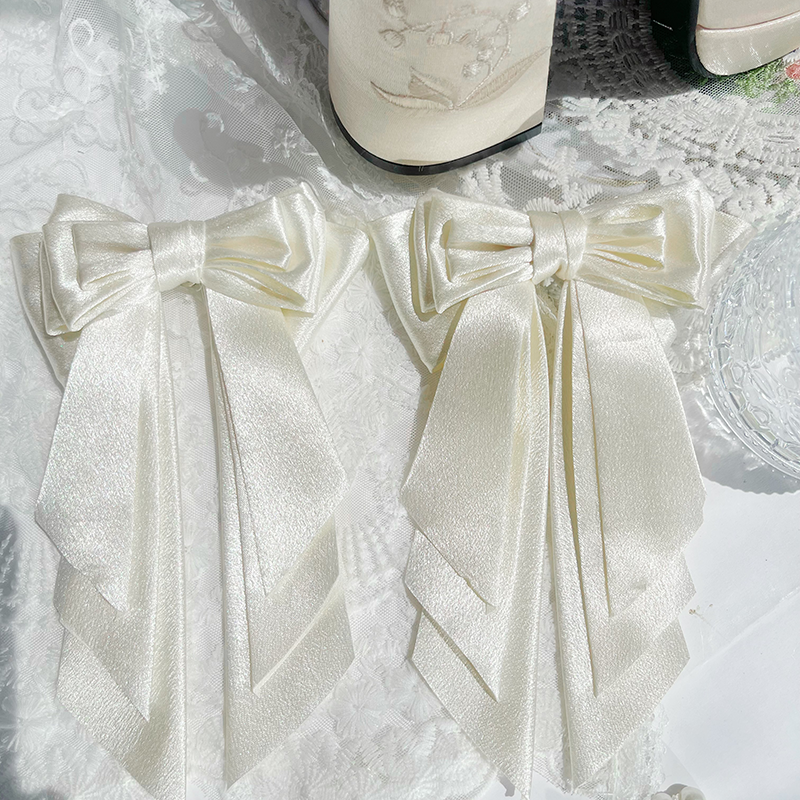 Dreamland - Floating Dream Lily - Elegant Lolita High Heel Shoes, Detachable Bow 39502:621936
