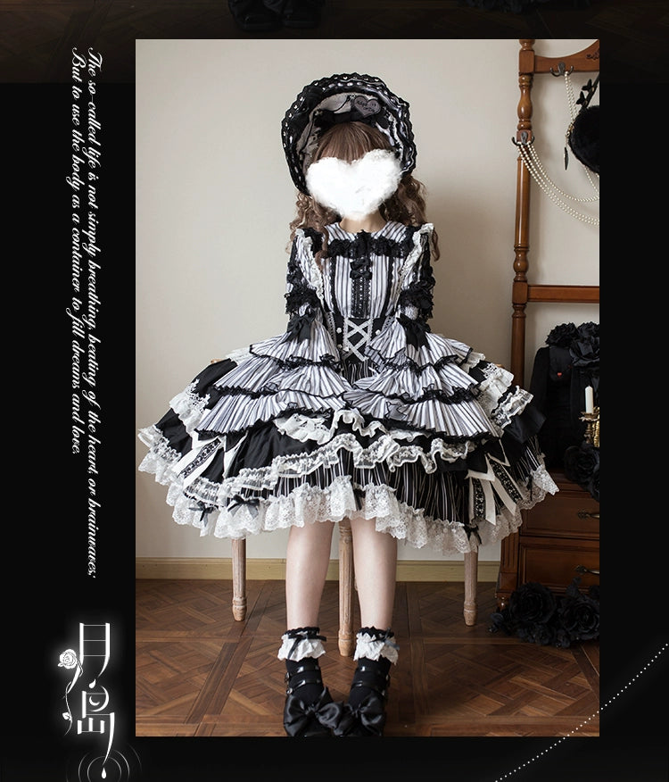 Lost Aqua - Vintage Lolita Dress Set Cotton Shirt