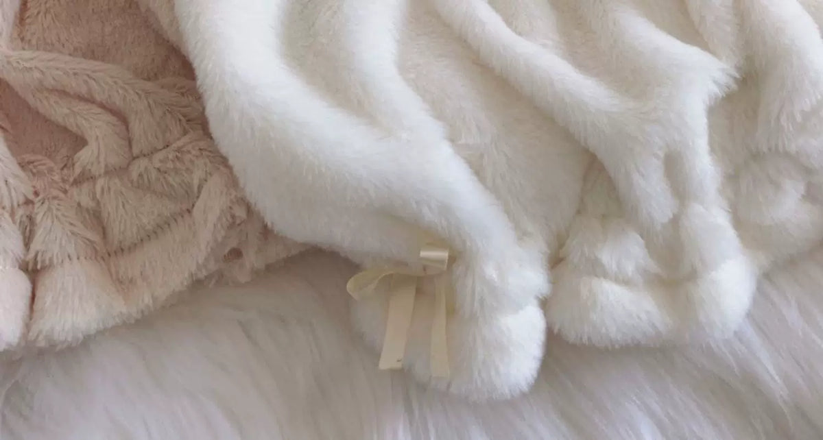 Winter Kawaii Lolita Plush Bloomers, Fleece-lined 46083:874257