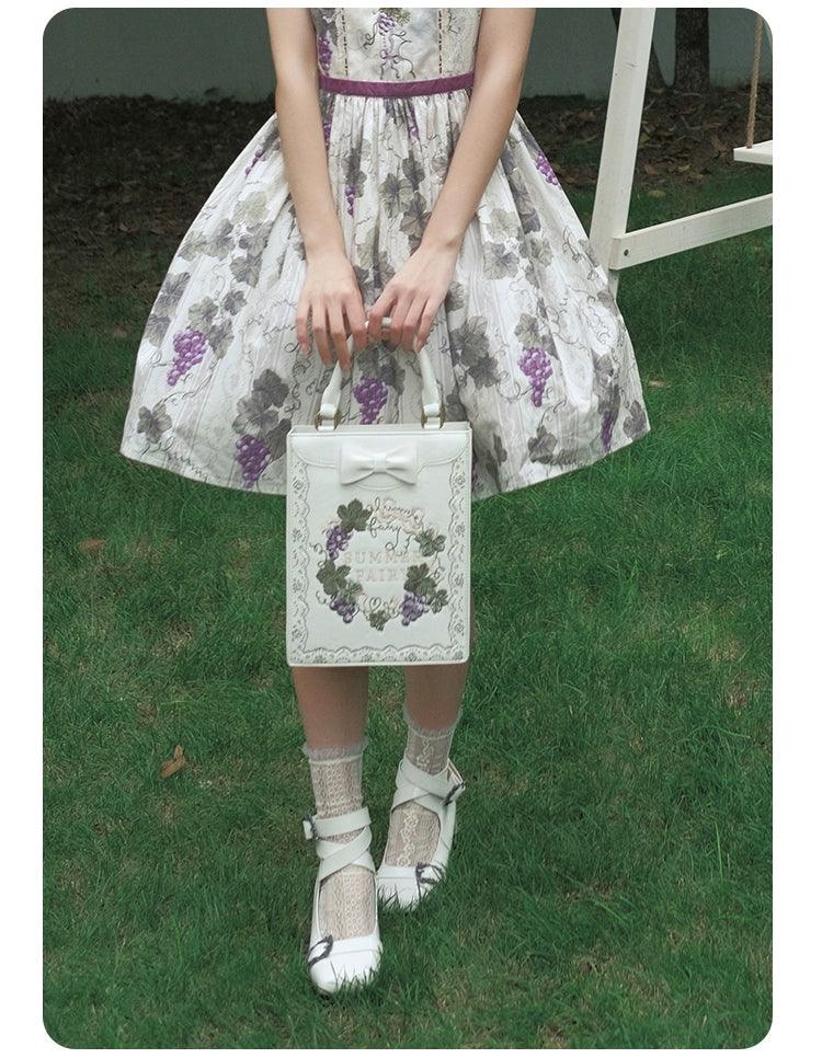 Momo - Loire Vineyard - Country Lolita Heels Shoes PU Handbag