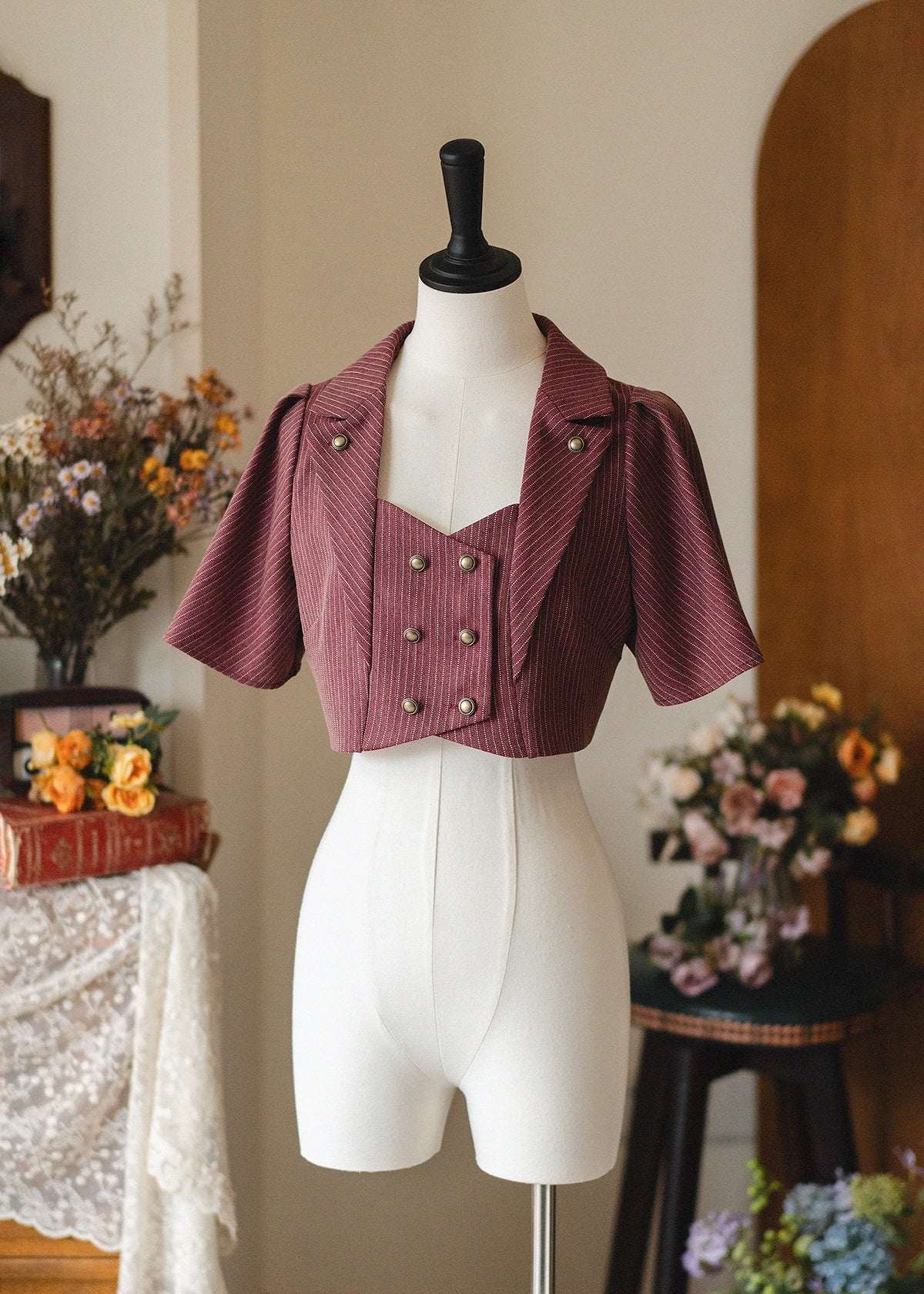 Forest Wardrobe - Forest Stationery - Classic Lolita SK Suit With Shirt And Coat (2XL L M S XL) 42087:725976