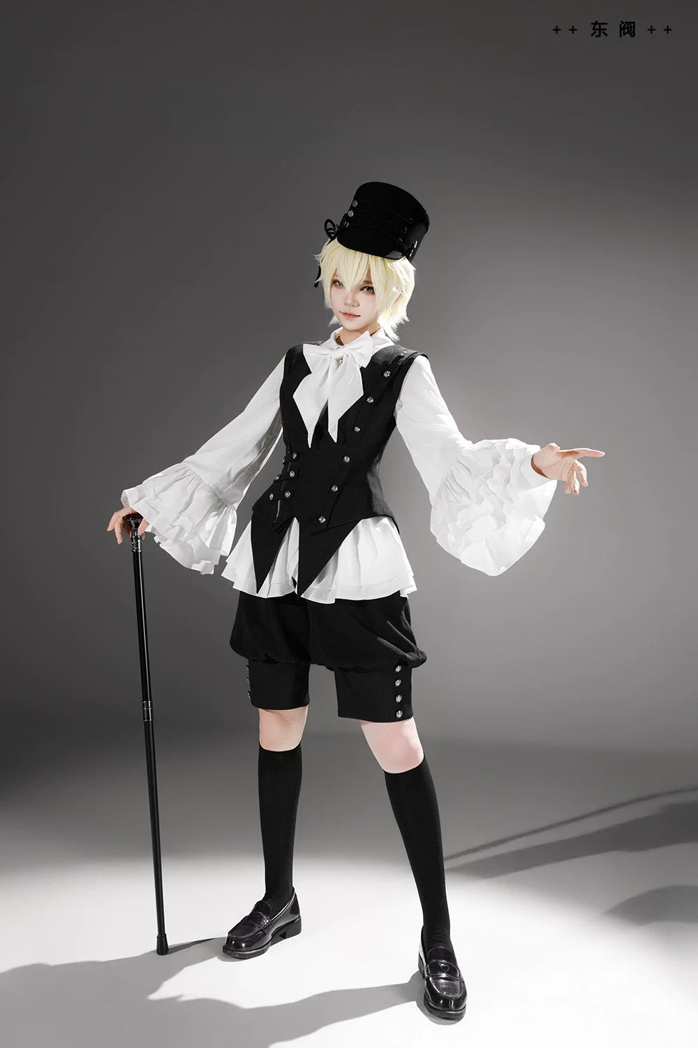 Ashes - Vintage Ouji Lolita Blouse and Shorts Set