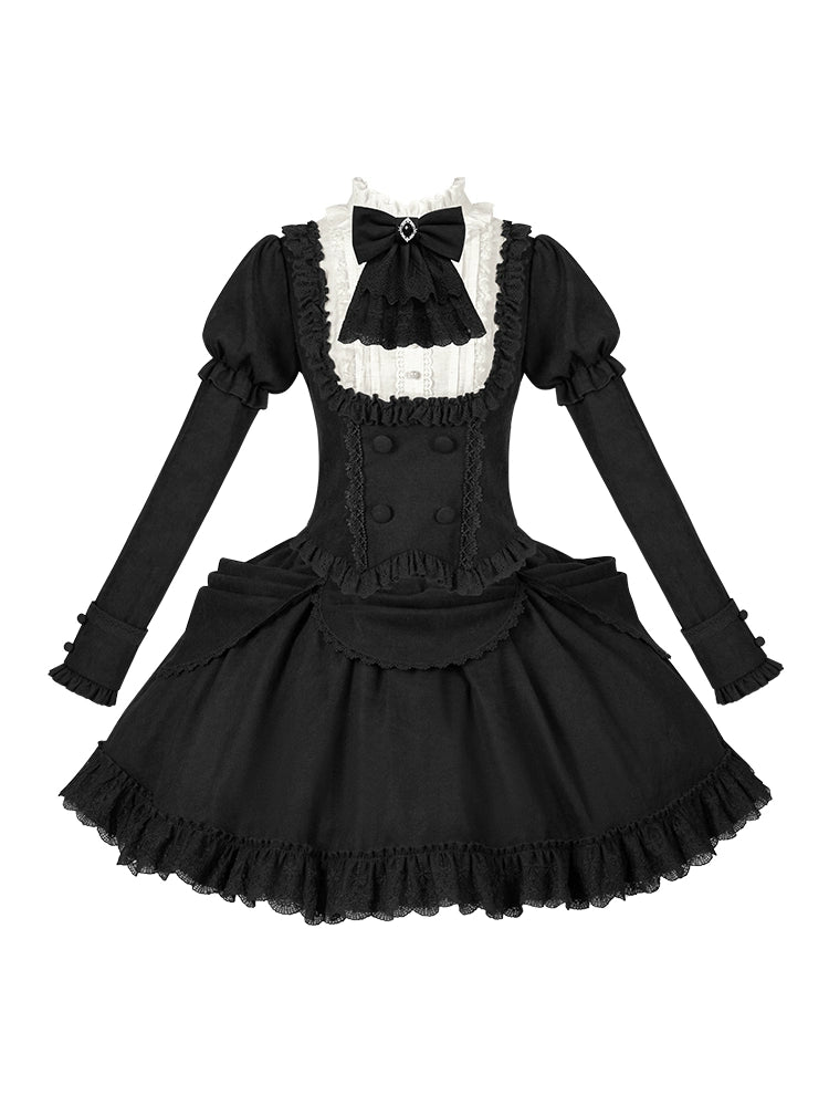 With PUJI - Fog City Time Difference - Classic Lolita SK & Blouse Suit 43989:790795