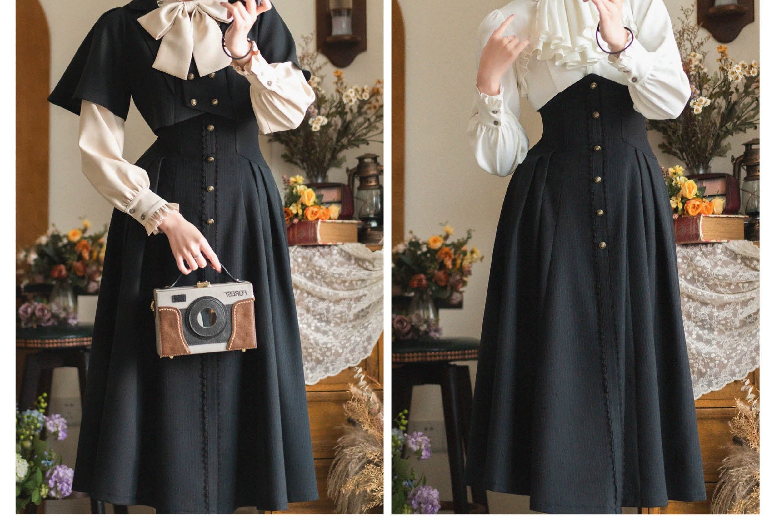Forest Wardrobe - Forest Stationery - Classic Lolita SK Suit With Shirt And Coat