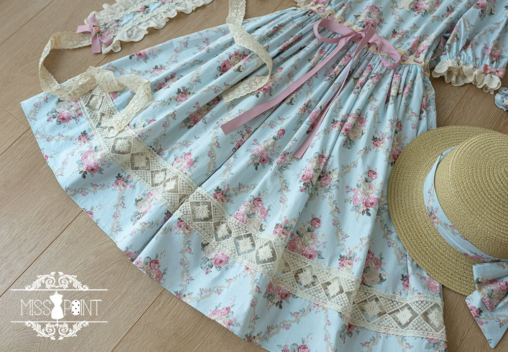 Miss Point~Customized Elegant Lolita OP Dress Cute Daily Girl Short Lolita Dress 35670:519556