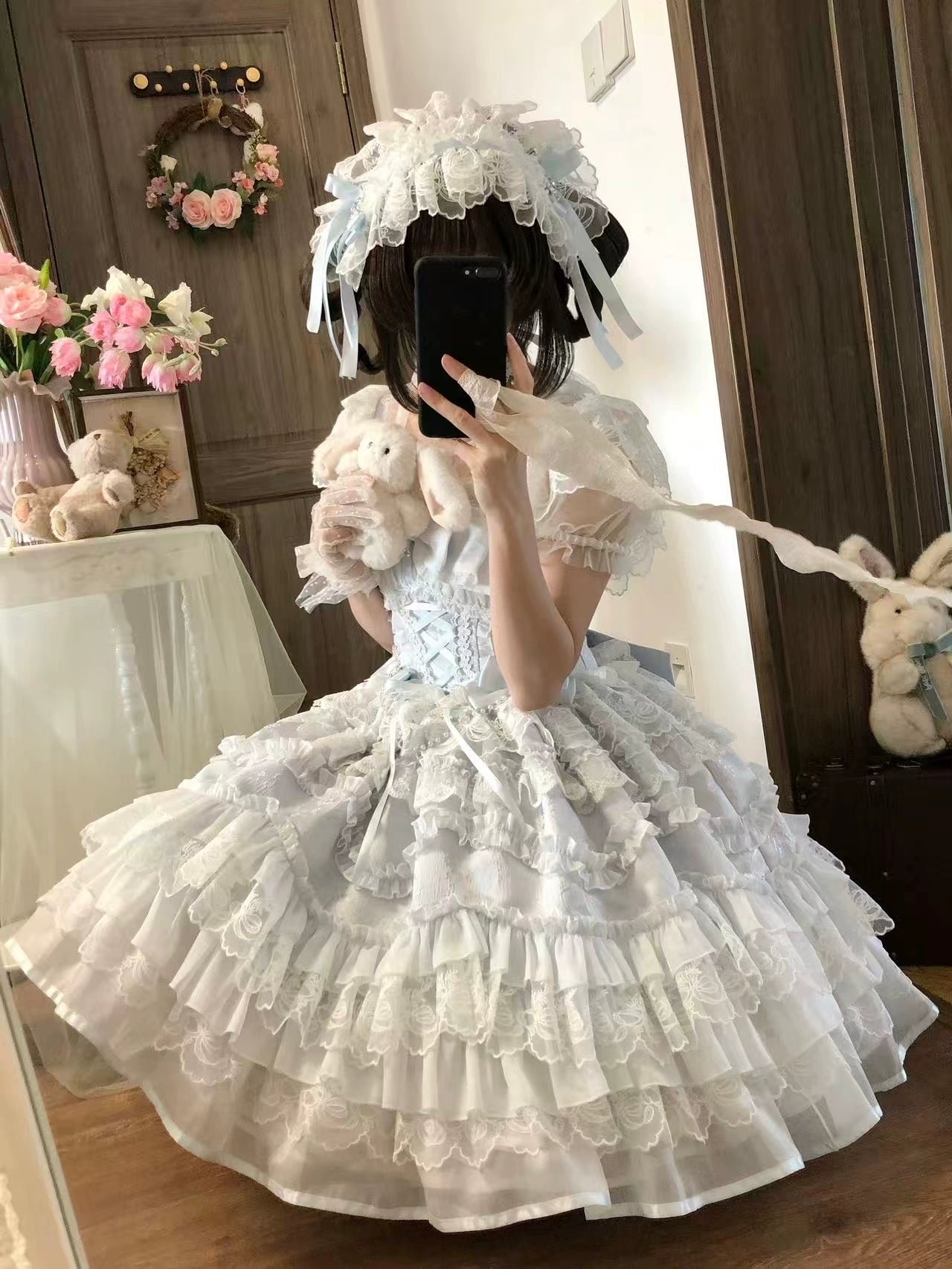 Sugar Girl - Eternal Vow - Weeding Lolita JSK, Detachable Overlay 44248:800944