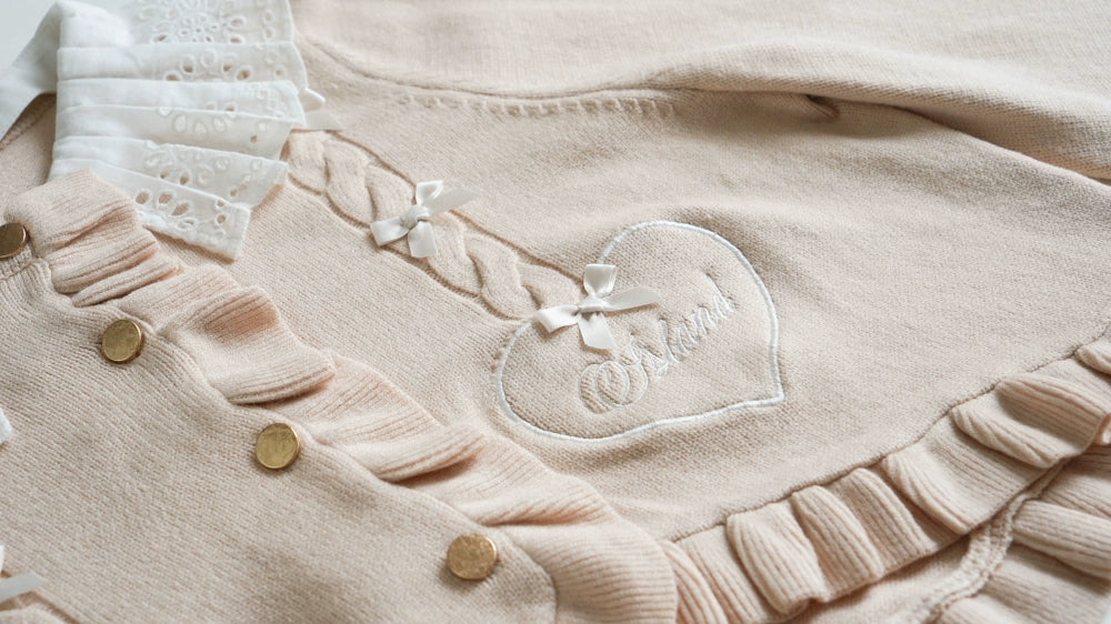 (BFM)Dark Star Island~Sugar Frost~Sweet Lolita Cardigan Knit Embroidered Sweater