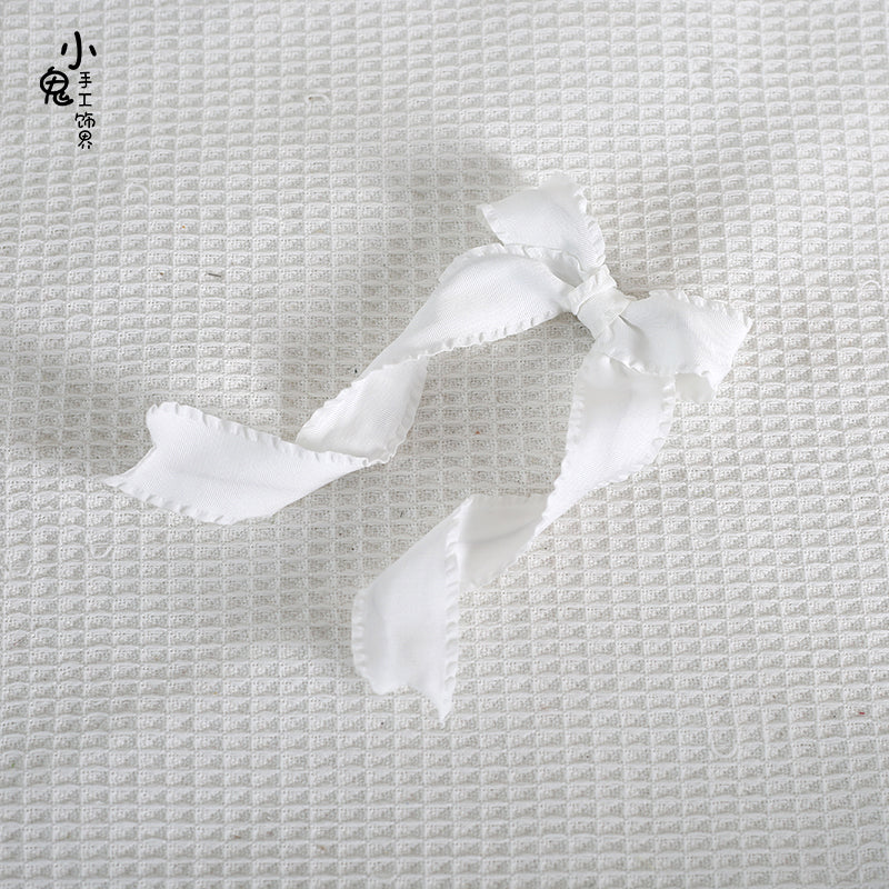 Xiaogui - Cosplay Double Ponytail Spiral Lolita Hair Clips white (single one)