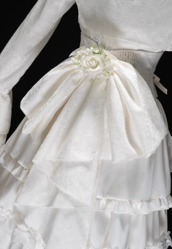 Forest Fluorescent Carps - Omega Wedding Gothic Ouji Lolita White Suit (L M S XL XXL) 43310:772938