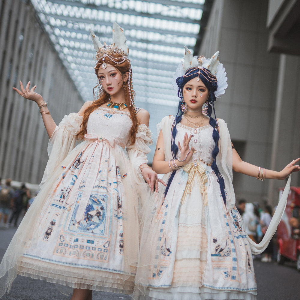 Miss Point~Dusk Bester~Egyptian Lolita Brooch Waistband Shawl 17026:232424