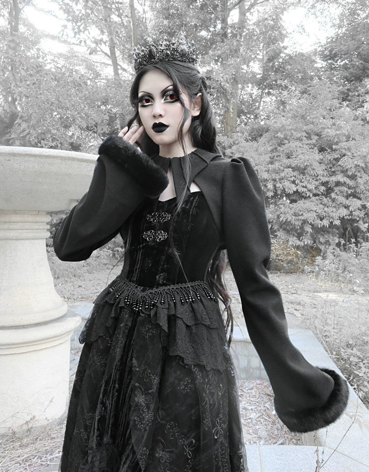 Blood Supply - Misty - Gothic Lolita Dress Black JSK Halloween