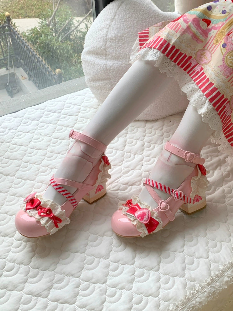 Sweet Lolita Mary Jane Heel Shoes