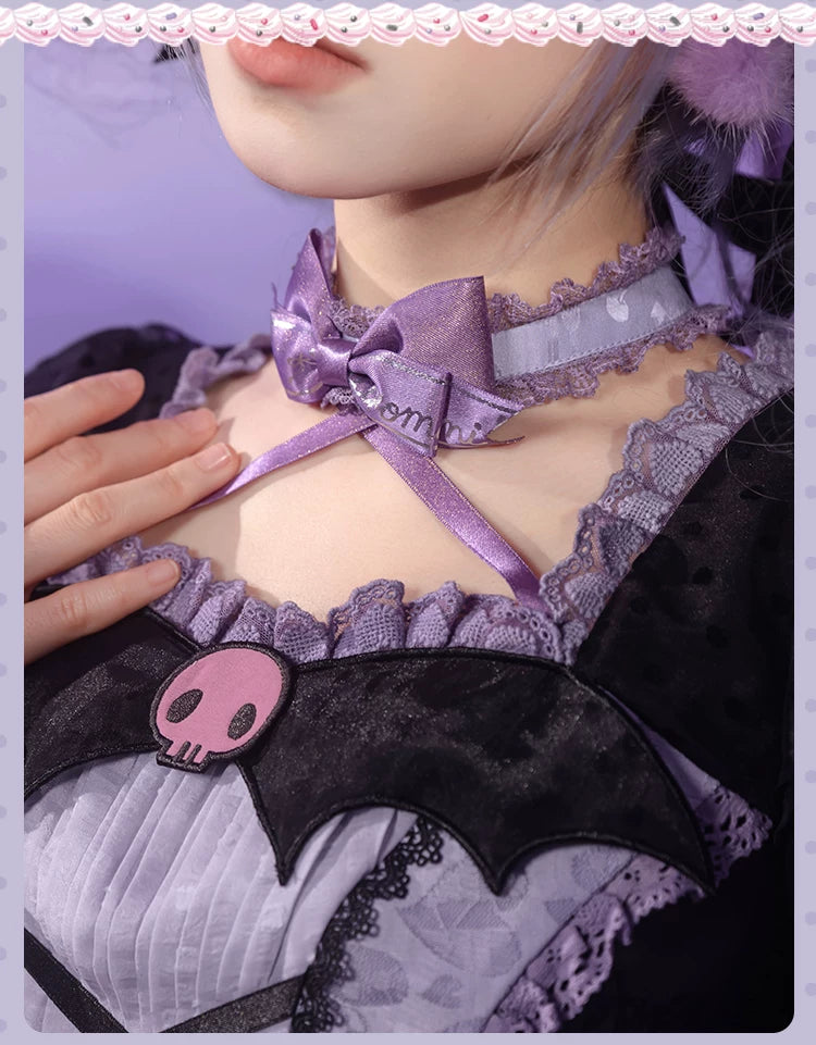 IP Collab Gorgeous Lolita OP Dress, Polka Dot Accent