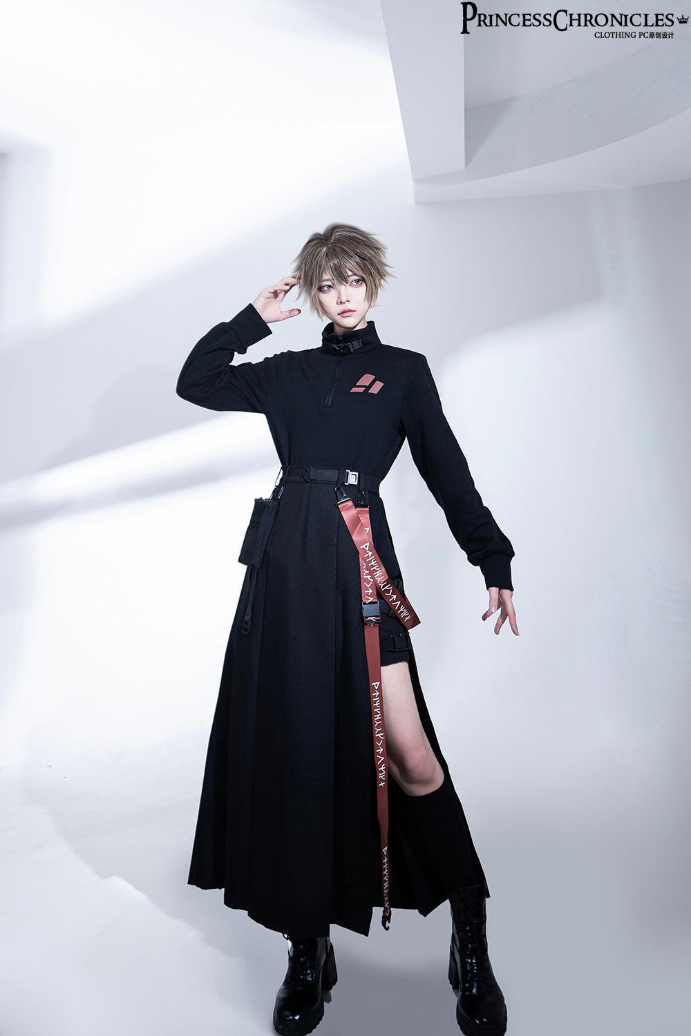 Princess Chronicles - Nameless Blade - Waste Soil Ouji Lolita Black Skirt