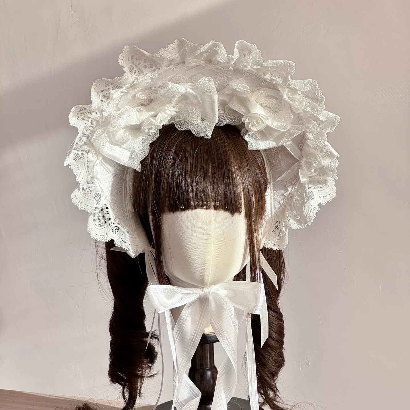 Wedding Sweet Lolita Accessories, Dramatic Bows White BNT
