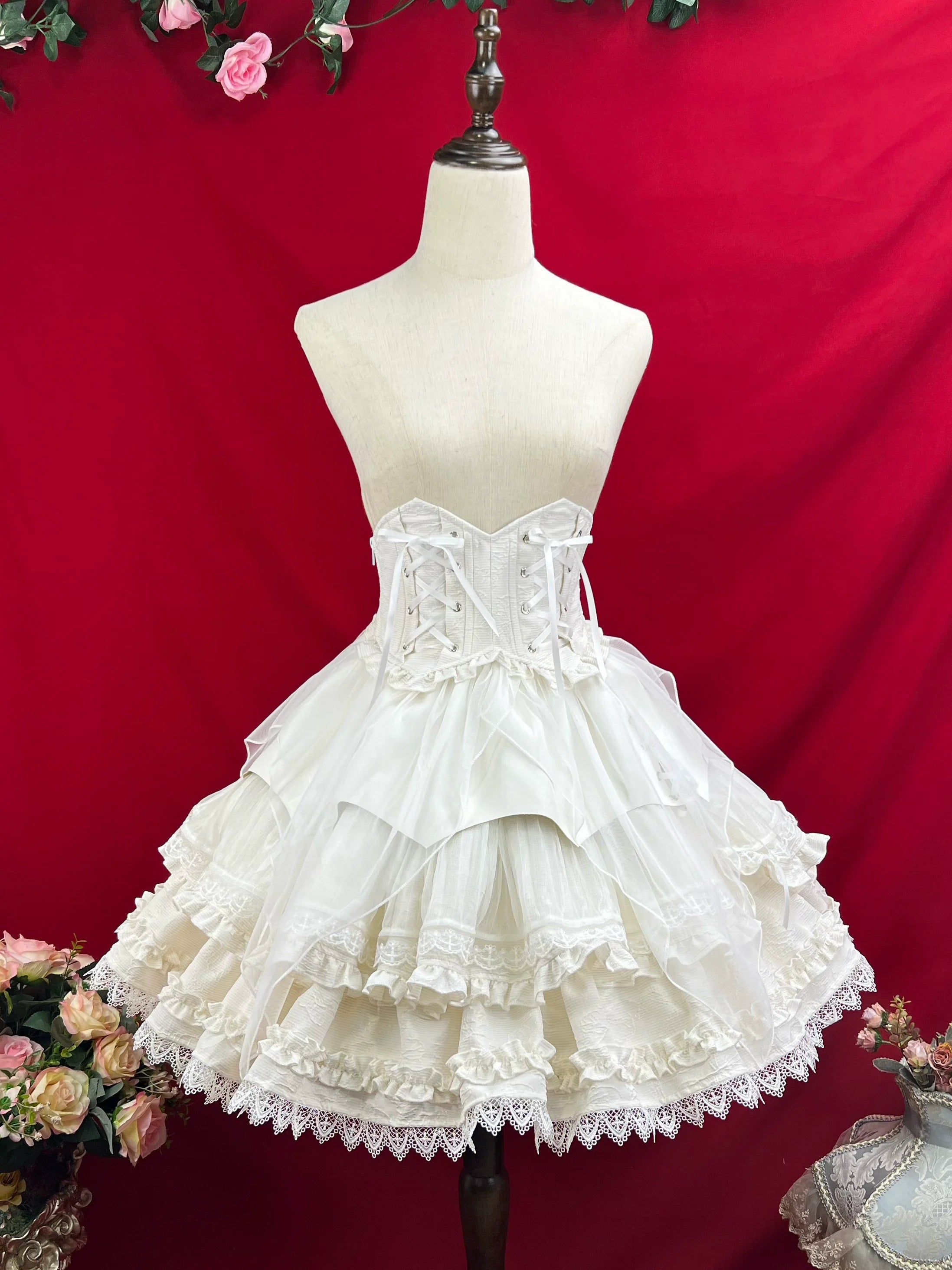 Good and Evil Angel - Gothic Lolita SK, Retro Princess Sleeve Blouse 44825:824184