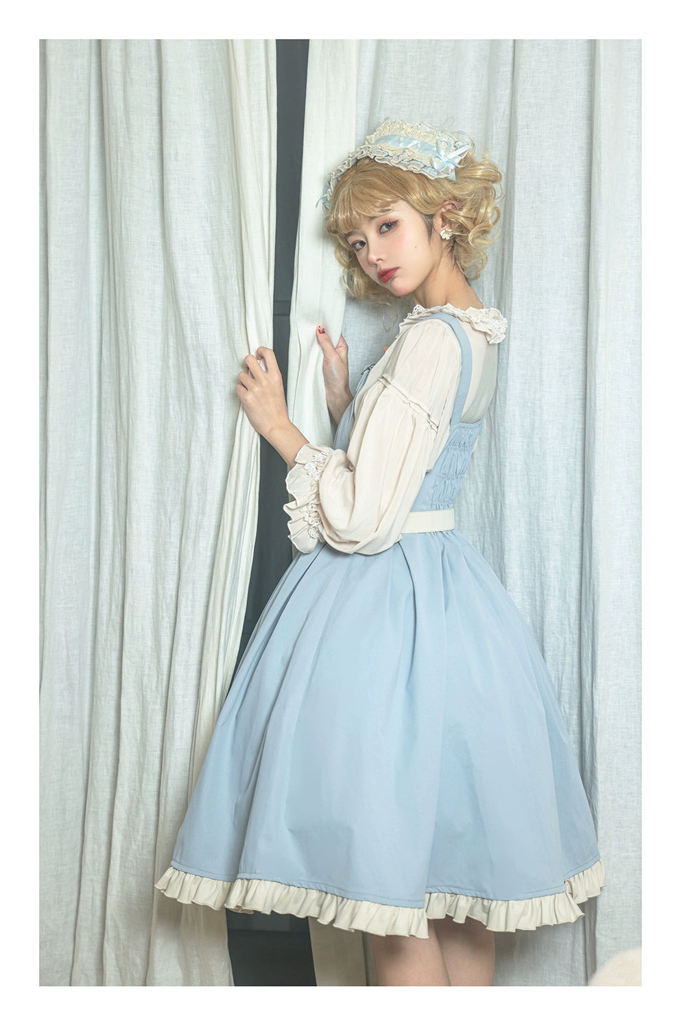 EESSILY - Flying Bird - Plus Size Elegant Lolita JSK Dress With Bird Embroidery 43278:776289