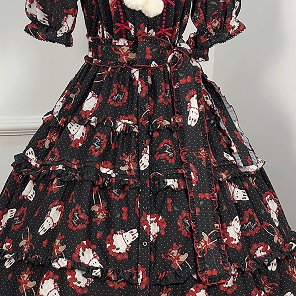 Miss Point - Forest Berry Bunny - Classic Lolita Accessory Cute Rabbit BNT KC and Brooch 41974:721188