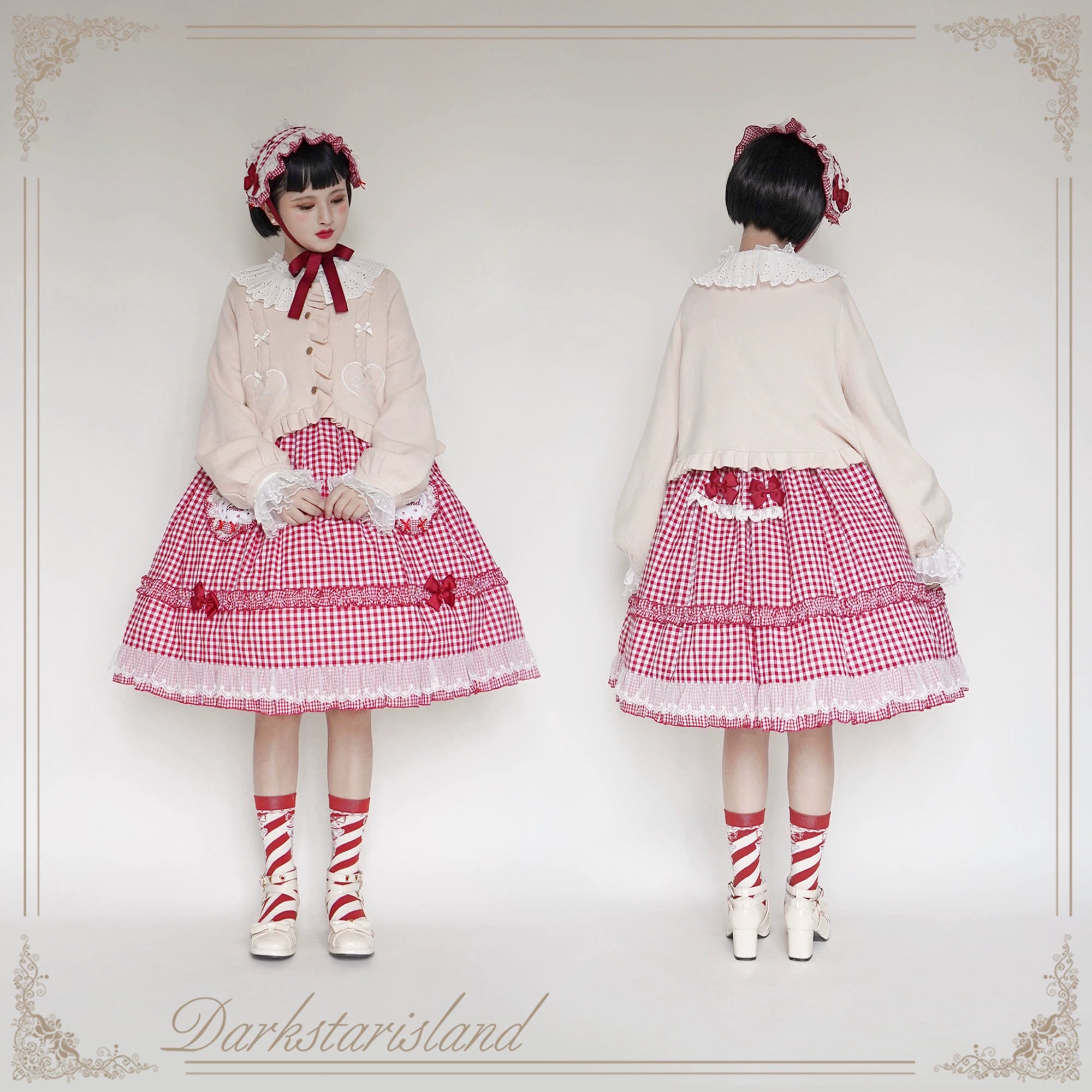 (BFM)Dark Star Island~Sugar Frost~Sweet Lolita Cardigan Knit Embroidered Sweater 34274:449344