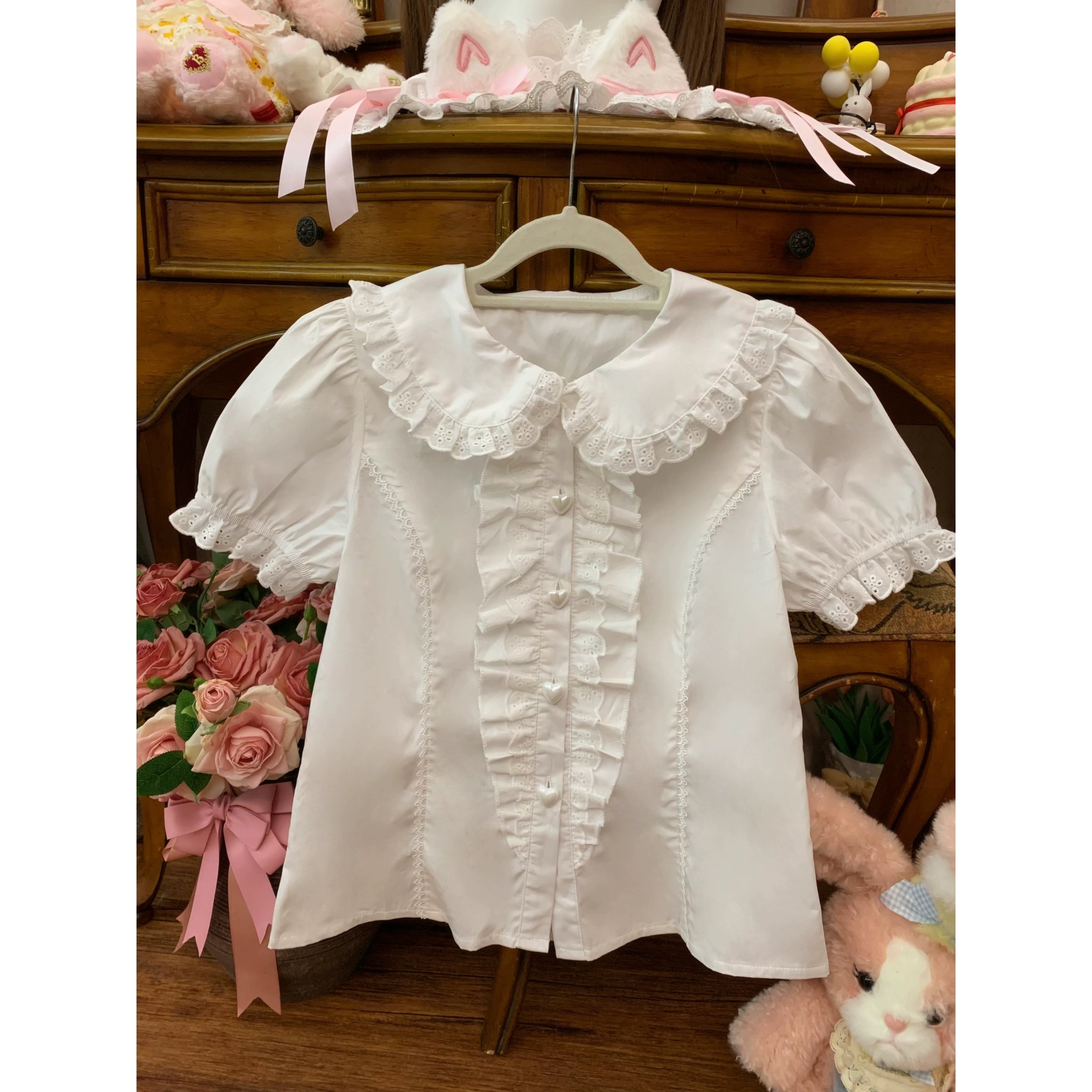 Sugar Girl - MeowRin SweetMaid - Sweet Lolita JSK, Adjustable Straps (L M S) 43737:784389