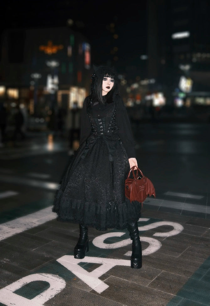 MILU ORIG - Herbarium - Gothic Lolita Skirt Set Vest Blouse Multicolors