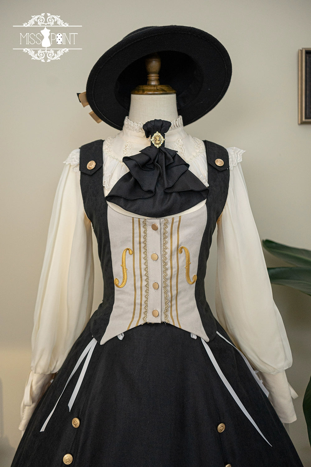 Miss Point~Golden Movement~Elegant Lolita Waistcost Short Vest Customized 32244:381010