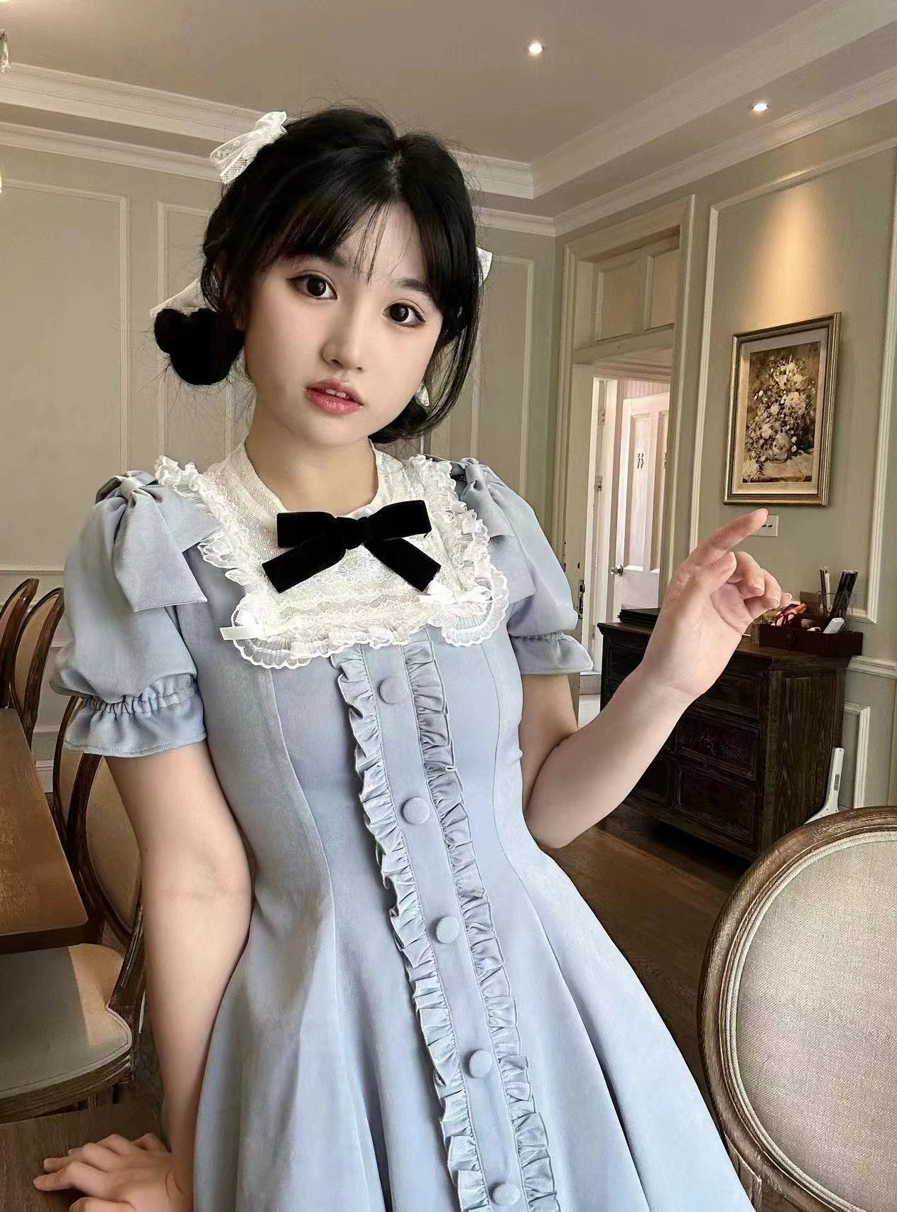 Sweet Wood~Plus Size Lolita OP Dress Summer Dress 34106:444102