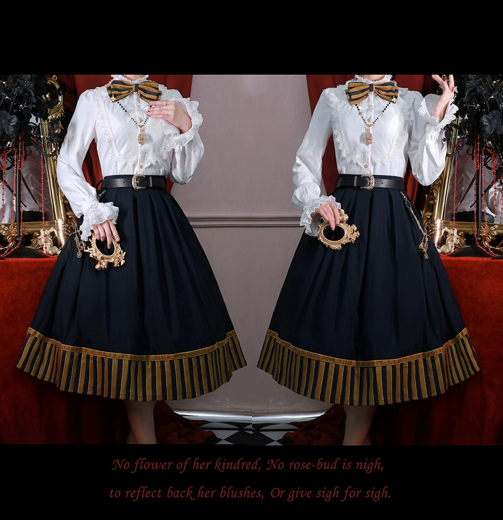 (Buyforme)Miss Point~Custom-Made Lolita Elegant Stand Collar Lolita Shirt 21546:312804