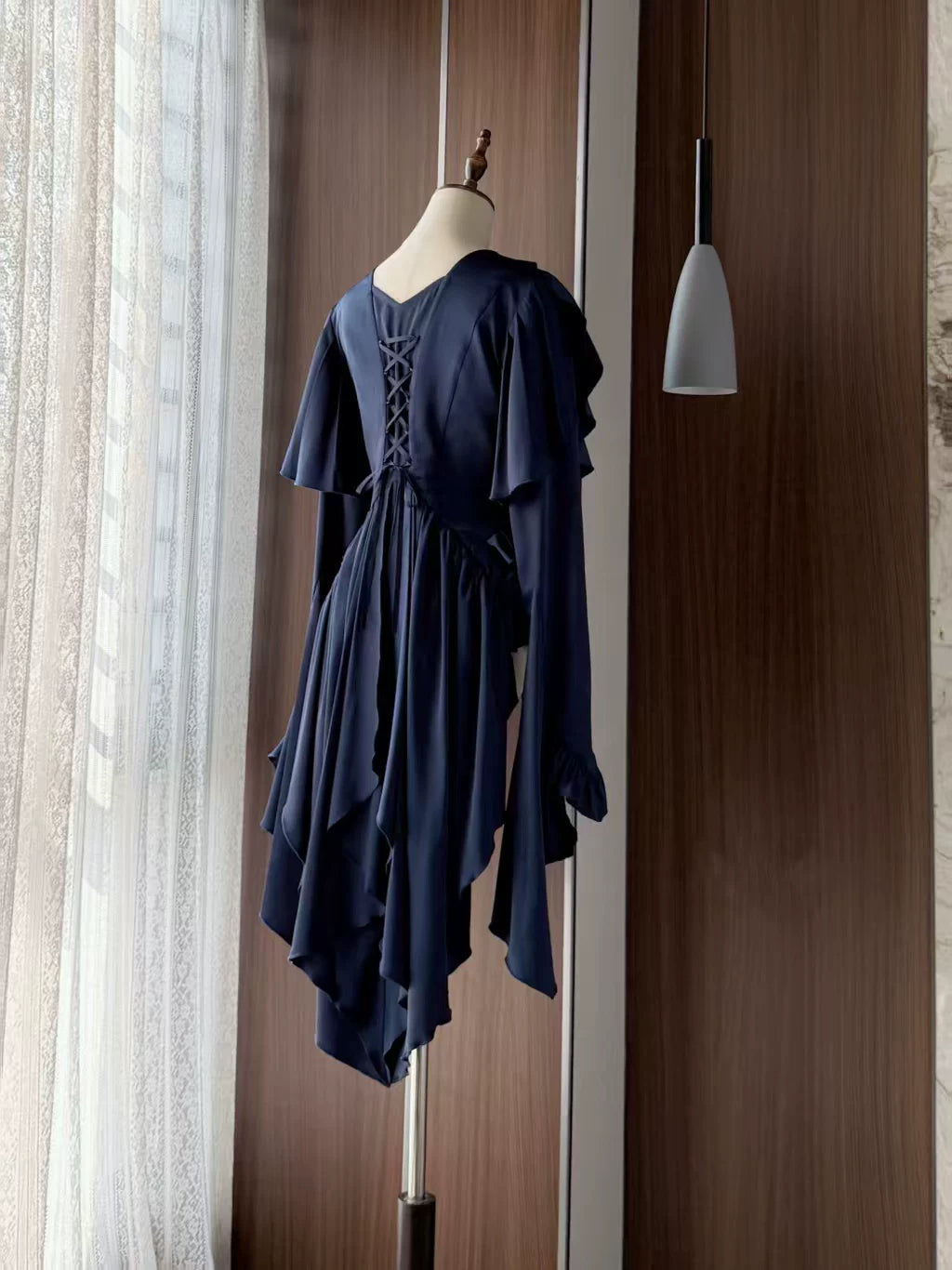 Abyssal Echo - Mermaid Inspired Ouji Lolita Shirt & Side Zipper SK Dress