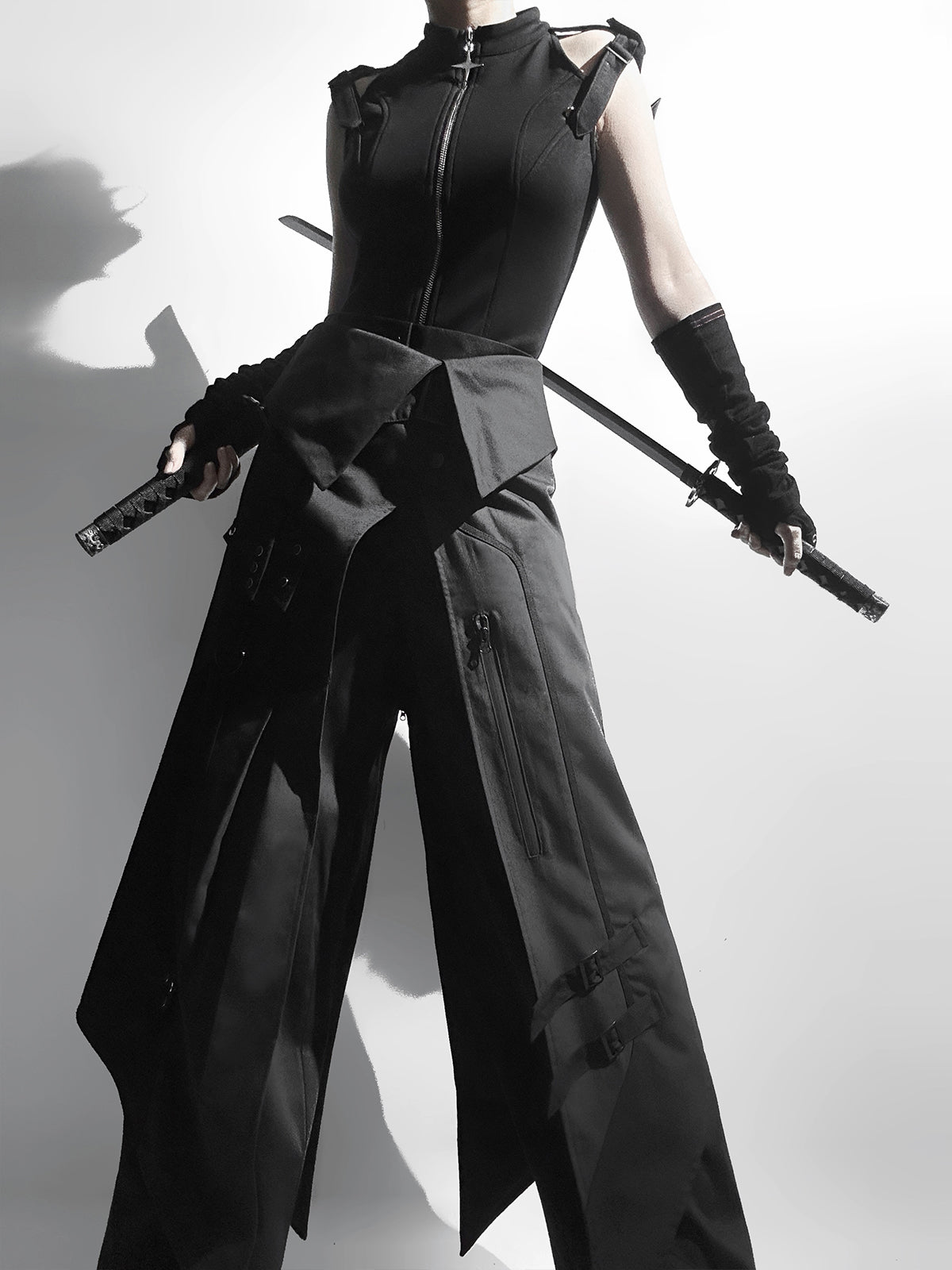 Your Princess - Nightblade - Ouji Lolita Suit Gothic Lolita Apron Pants Set