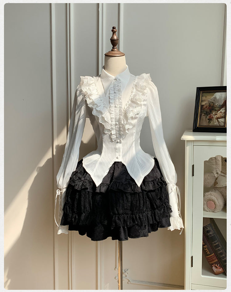lolita sweet lantern sleeve shirt yv43263