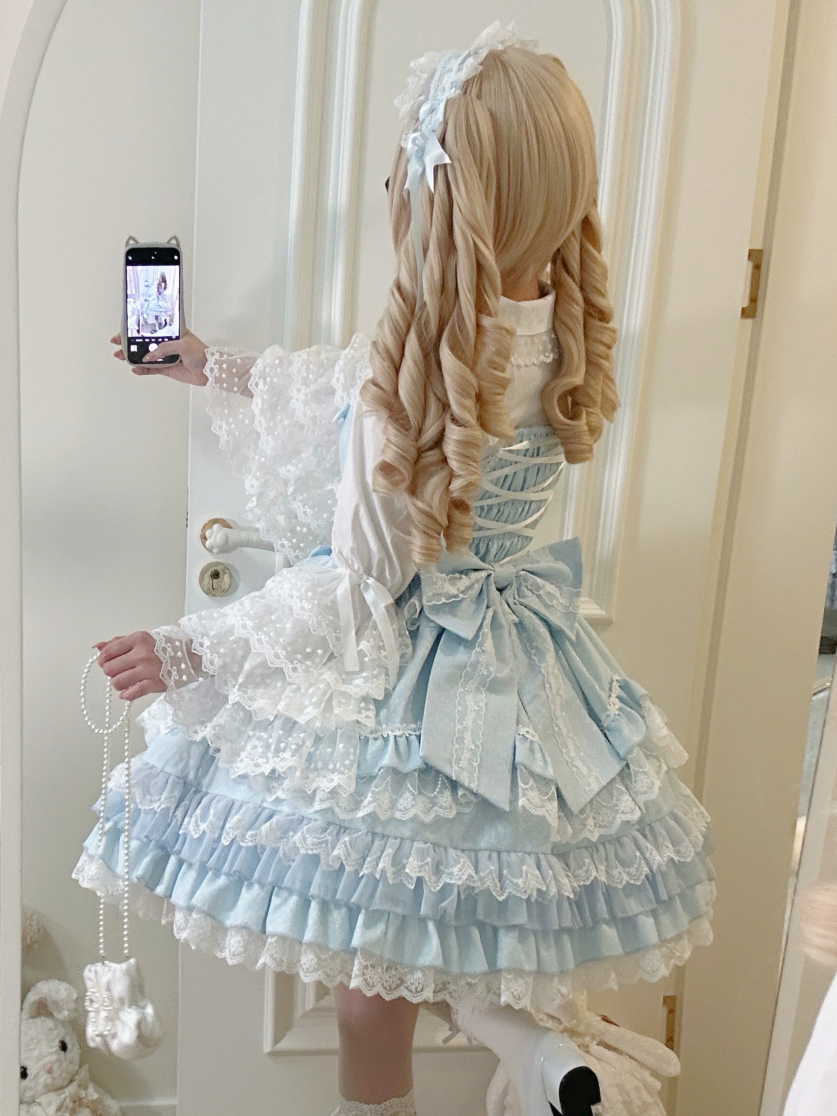 Sugar Girl - Flower Ode - Doll-like Sweet Lolita Jumper Dress