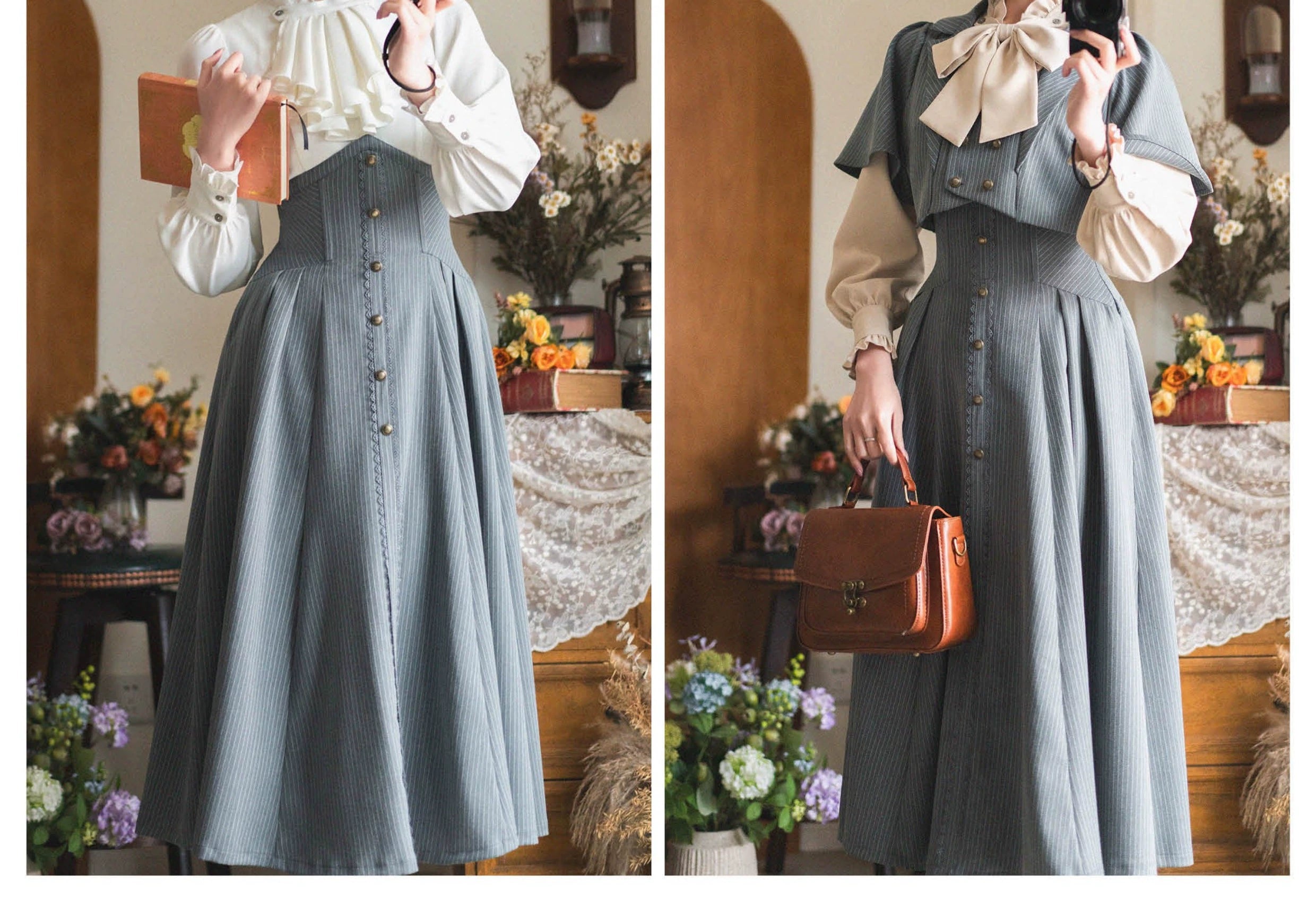 Forest Wardrobe - Forest Stationery - Classic Lolita SK Suit With Shirt And Coat