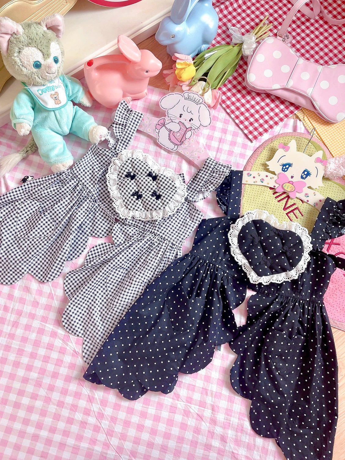 (BFM)Fluff Mollie~Bean Breakfast~Sweet Lolita Overskirt Daily Daily Petaled Skirt 33148:407472