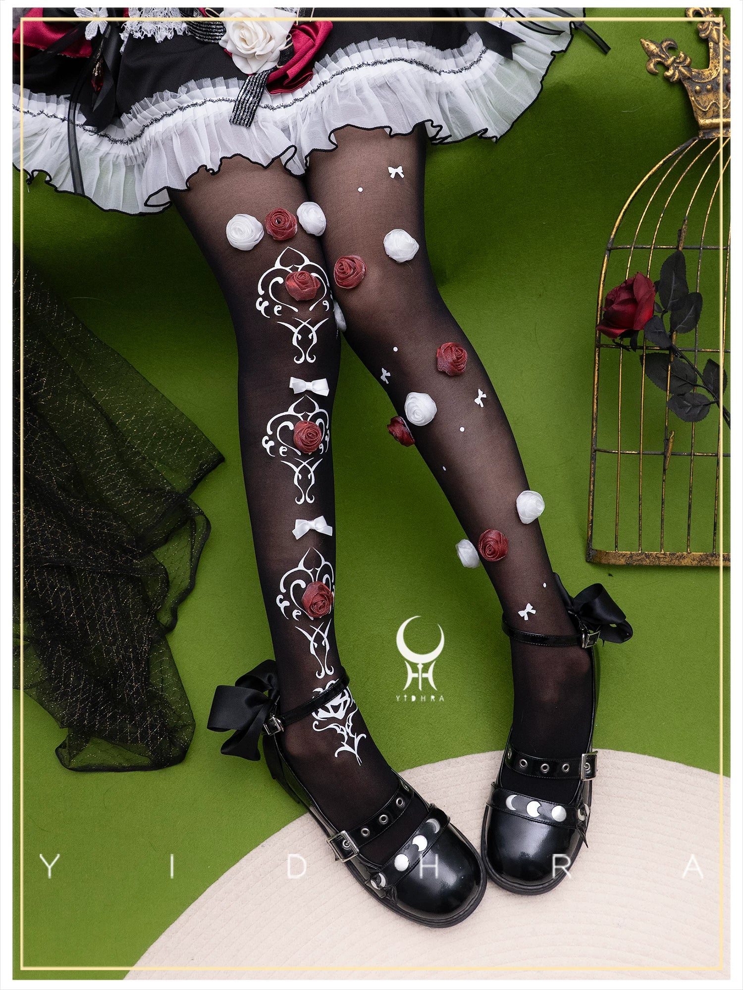 Arrogant Witch - Gorgeous Summer Wedding Pantyhose, Roses and Bows