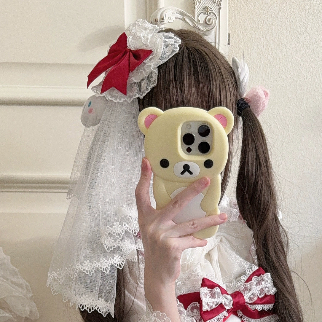 Sugar Girl - Velvet Sweetheart - Doll-like Sweet Lolita Jumper Dress, Bow Accents (L M S) 44021:792810