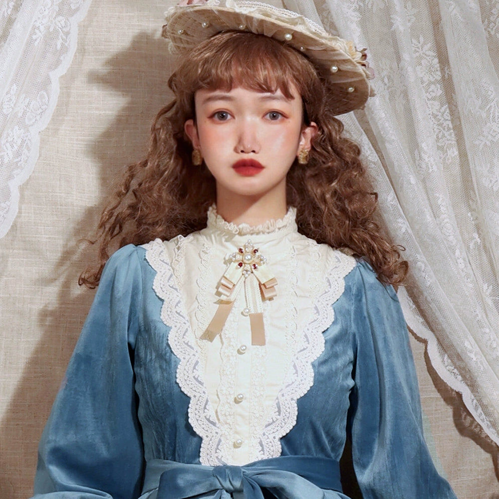 Miss Point - Rose Doll - Elegant Lolita Brooch Lolita Lapel Pin Multicolors